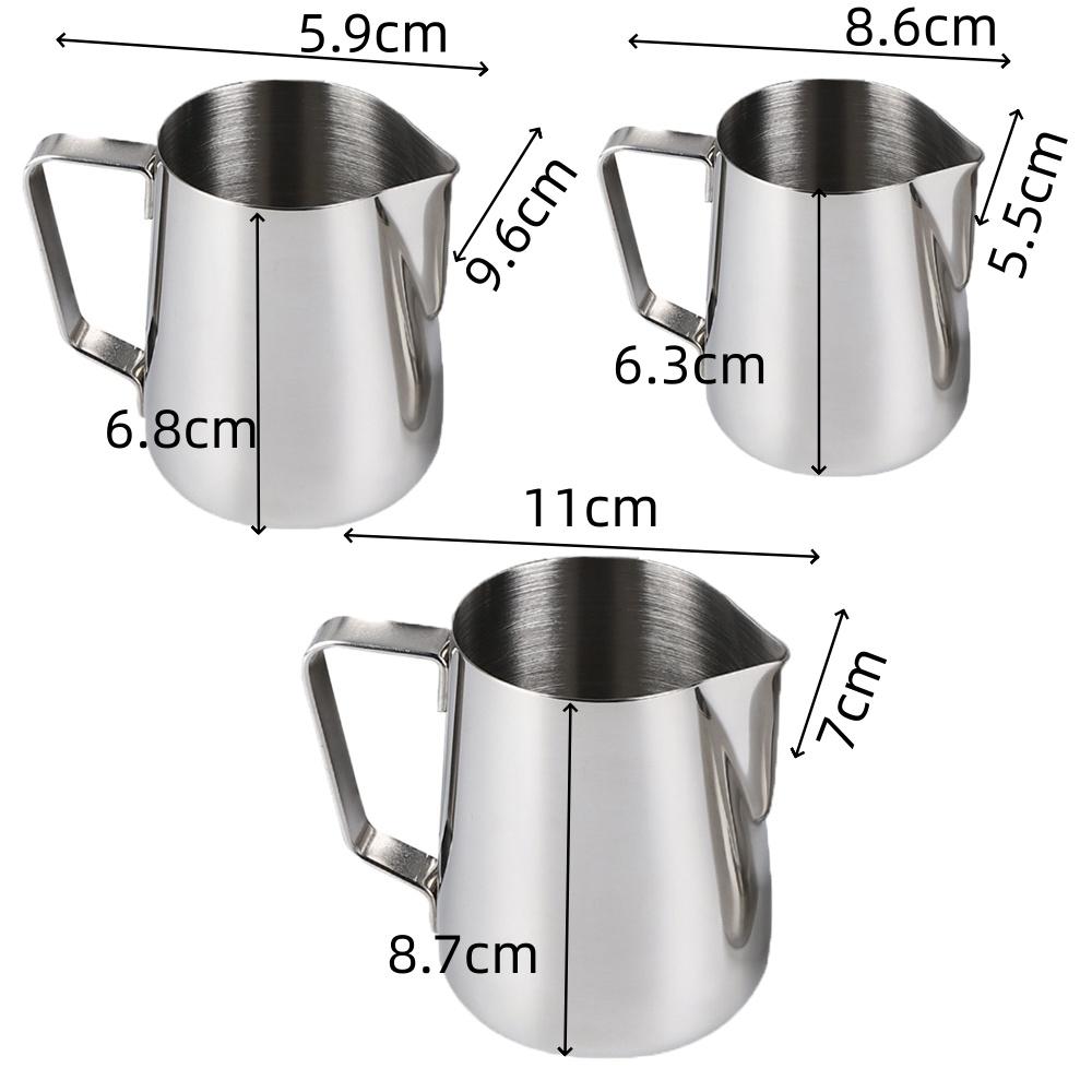 150/200/350ml Milk Jugs Fashion Stainless Steel Latte Frostbite Art Cup Pulling Flower Jar Making Milk Cups Coffee Accessorie