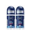 Nivea Deodorant Roll-on Men Cool Kick 50ml 2 Pcs