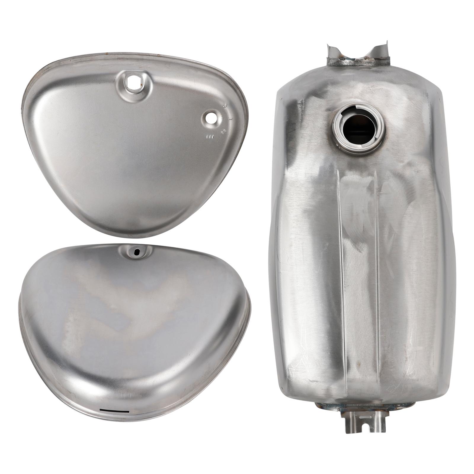 

Unpainted Fuel Tank and Side Cover set For Simson S53 S83 Enduro серебряный