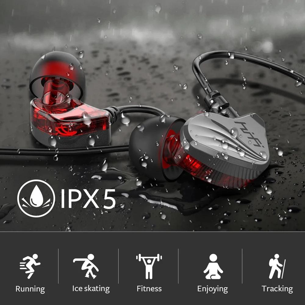 HIFI 6D Ασύρματα Ενσύρματα Ακουστικά In-Ear με Βάση Surround Μπάσου 3.5mm Τύπου C Ακουστικό Αθλητικό Αδιάβροχο Ακουστικό Παιχνιδιών Handsfree Ακουστικά με Μικρόφωνο