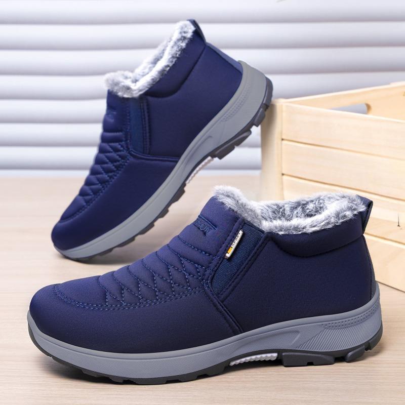 Cotton Shoes, Couple Snow Boots, Men's Ankle Boots, and One Foot of Cold-proof and Warm Cotton Boots