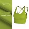 Export Soft Glutinous Yoga Straps Fitness Beauty Back Yoga Vest Sports Intimates Bubble Wrap Running Cover Supernumerary Breast Tops Women