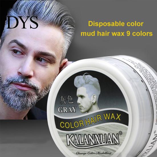 Dye Hair Wax Long Lasting No Discoloration Fashionable Color Temporary Hairstyle Cream for Cosplay