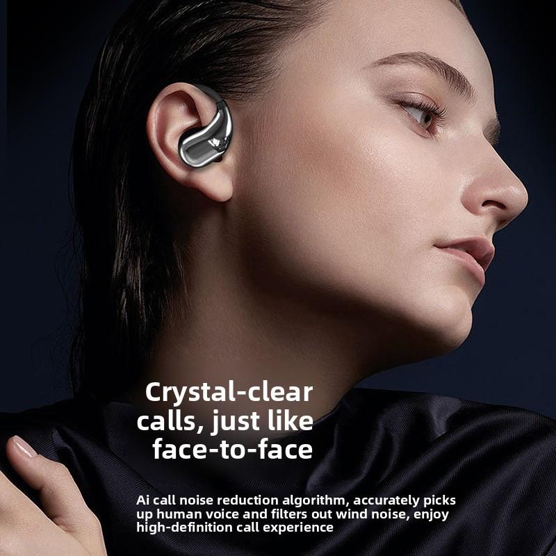 Admisitr OWS Over-ear Wireless Bluetooth Headphones: Ultra-long Battery Life, in-ear Open Sports Noise-cancelling Headphones