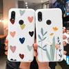 Heart Flower Case For Redmi Note 7 7S Pro Phone Cute Silicone Shockproof Soft Coque For Redmi Note 8 9 Shell Cartoon Girls Cover
