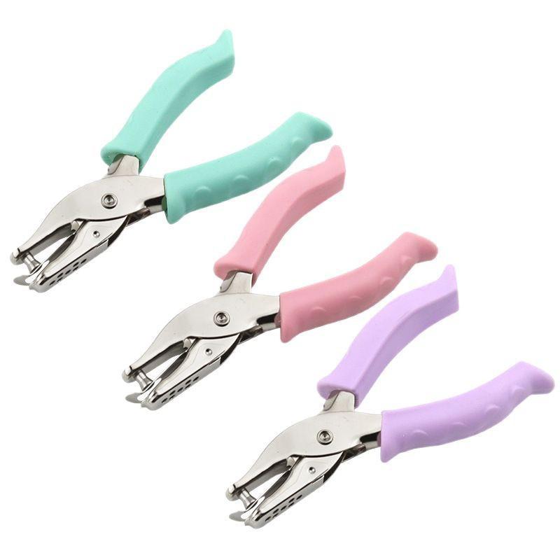 Handheld Single Hole Puncher for Office & DIY Projects