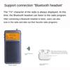 Alarm Clock DSP FM Stereo Radios Music Player Wireless Bluetooth Speaker  Camping