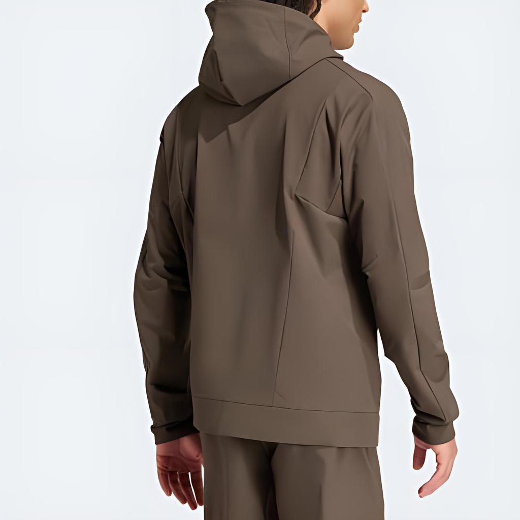 adidas Training Cold.Rdy Men's Woven Hooded Jacket Brown IX9059