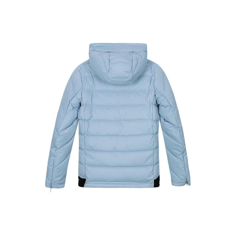 Asics Logo Hooded Casual Sports Long Sleeve Down Jacket Women Jackets Light-Blue 2032C319-400