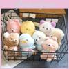 Cute And Fuzzy Bear Plush Keychain Soft Short Plush Bag Charm For Kids