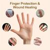 Finger Sleeves 8pcs Gel Thumb Finger Tubes for Golf Basketball Golf Cracked Finger Painting Working