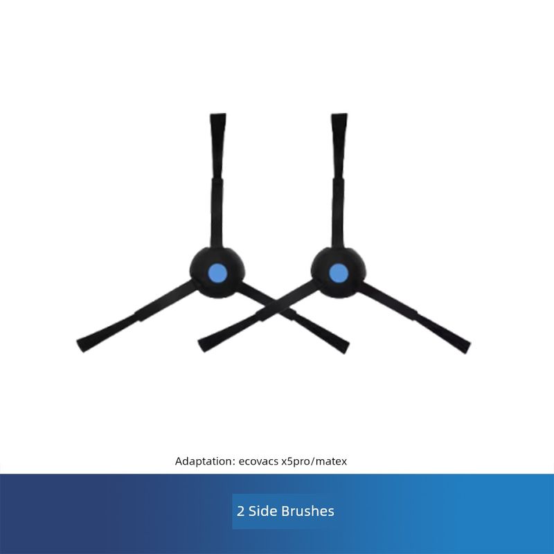 

Suitable for Ecovacs X5 Pro/Pro Ultra/Matex Consumables, Such as Side Brushes, Dust Bags, Filters, and Cleaning Cloths [X5 Series] 2 Side Brushes [Original Quality]