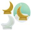 Eid Candle Molds, Moon Shaped Candle Molds for Holiday Decorations Holiday