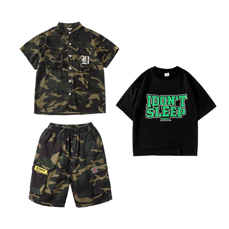 Girls' Japanese Street Style Jazz Dance & Hip-Hop Stage Costume