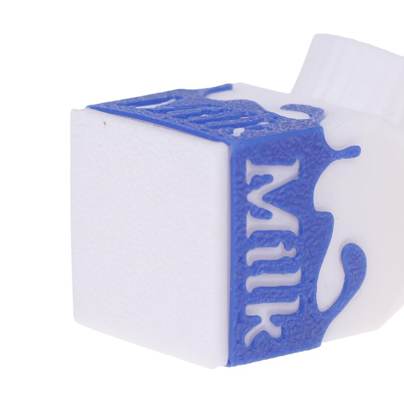 Lactose And Tolerant Pill Holder Mini Milk Carton Keychain Portable Storage Box Backpack Purse Handbag Keychain Pill Container