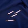 LiQunSweet 5 Pcs Natural Rose Quartz Crystal Stone Charm Connector Gemstones Links with Iron Findings Column Golden Bulk for Jewelry Making DIY