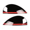 Glossy Black Headlights Eyebrows Eyelids Cover Eyelash Head Light Lamp Stickers for MINI Cooper F54 F55 F56 F57 R55 R56