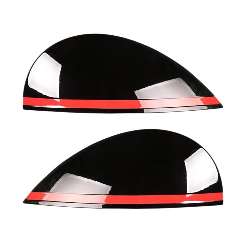 Glossy Black Headlights Eyebrows Eyelids Cover Eyelash Head Light Lamp Stickers for MINI Cooper F54 F55 F56 F57 R55 R56