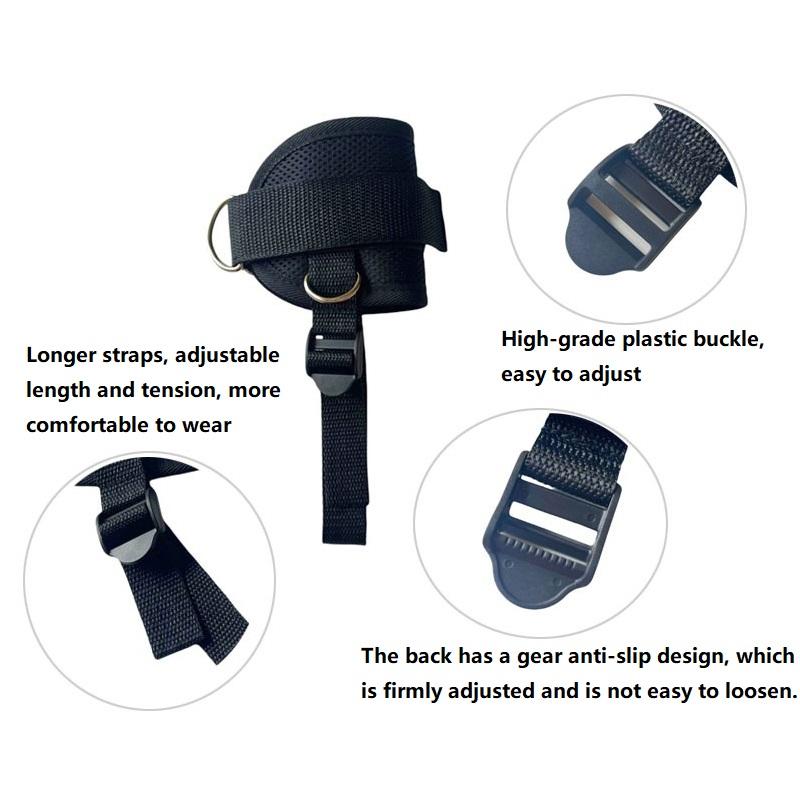 Cable Ankle Attachment For Gym Ankle Straps For Cable Machine Ankle-Cuff Kickback Ankle Strap For Glute Workoutleg Extensions