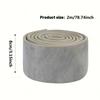 1 Roll Self-Adhesive Flexible Baseboard Trim - Durable PVC Floor Molding for Home Decor Easy Installation No Drill Needed