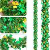 St Patricks Day Garland 200cm Shamrock Green Home Decor St Patricks Day Decor for Weddings Farmhouse Bedroom Bathroom Home