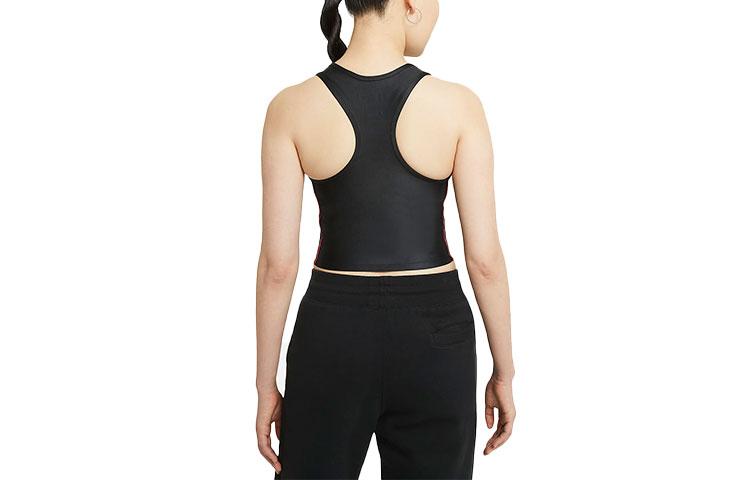 Jordan ESSENTIAL Tank Tops Women's Black Crew Neck Moderate Racerback DD0284-010