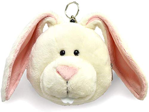 

Plush Animal Pass Case with Reel, Rare Animal Pouch, Women s, Kids , Funny, Cute Animal Figure Pass Case/Rabbit