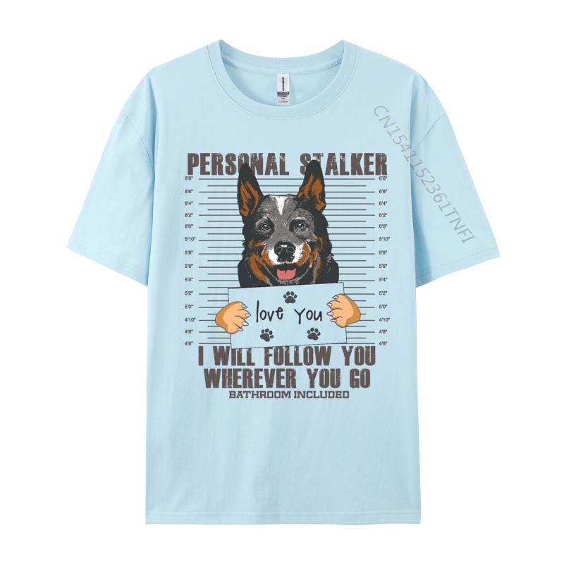 Blue Heeler Australský pastevecký pes Tričko Vlastní pánské tričko Ležérní topy Tričko Přiléhavé Volnočasová trička Špičková kvalita