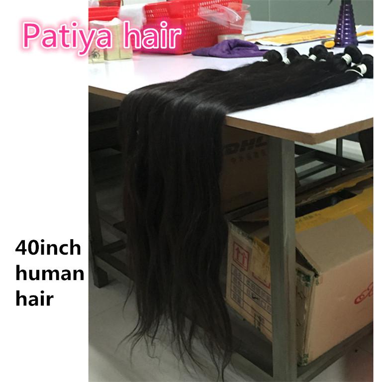 Long Hair MOQ 1 Piece Virgin Hair Weft 8 10 12 14 16 18 20 22 24 26 28 30 32 34 36 38 40 Inch Raw Straight Brazilian Hair Bundle