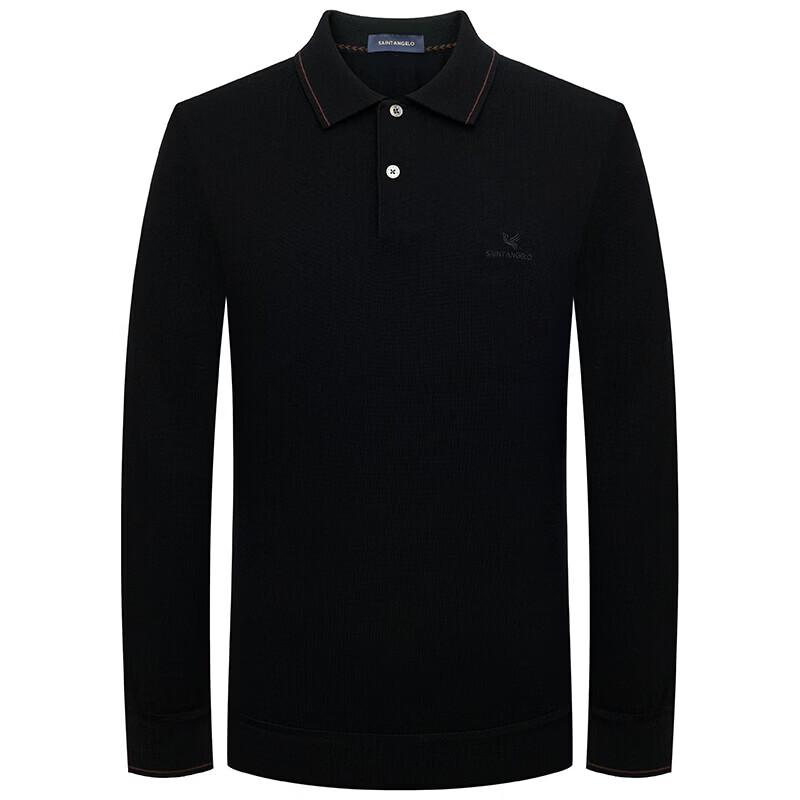 Baoxiniao Men's Polo Collar Washable Wool Sweater