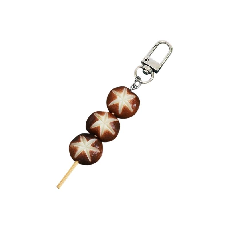 

Innovative Barbecue Skewer Simulation Keychain with Lifelike Detail For Reliable Use Personal Belongings Decoration