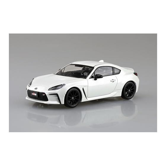Aoshima Bunka Kyozaisha 1/32 Raku Plastic Snap Kit No.10-CW Toyota GR86 2021 Crystal White Pearl Color-coded Plastic Model (Car)