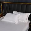 Pillowcase Summer Cool Ice Silk Pillow Cover Embroidered Solid Color Washed Ice Silk Pillow Cover Two Pack 4874cm