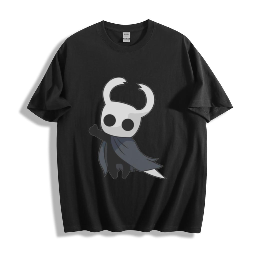 Hollow Knight Solo T-Shirt - Minimalistyczny Design Postaci Owada Koszulka Unisex