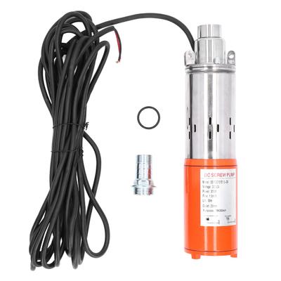 DC Screw Pump Deep Well Solar Submersible High Pressure 12V 30meter High Lift 3SYDC12 S1.5‑30