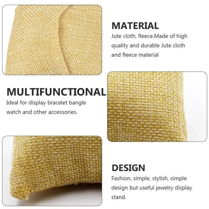 1/3pcs Watch Pillow Velvet Bracelet Bangle Cushions Display Small Black Pillows for Jewelry Gift Display Show Organizer