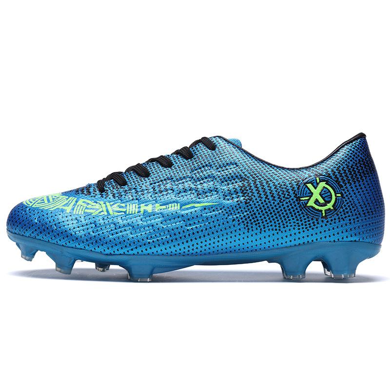 Football Shoes New Children's Students Spike Broken Diced Game Shoes Men's and Women's C Luo Assassin AG Large Size Low-top Training Shoes
