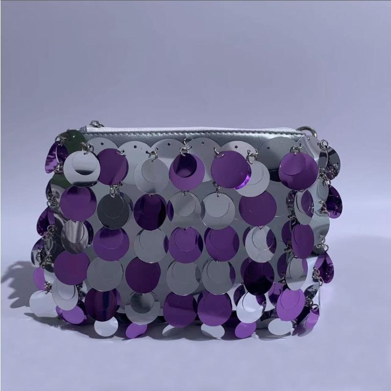 A High-end Clutch Bag for Women, A Chain Single-shoulder Crossbody Bag, A Sequined Handbag