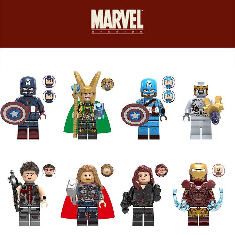 Superhero Building Blocks Figure Abs Plastic Toy 4.5cm Height