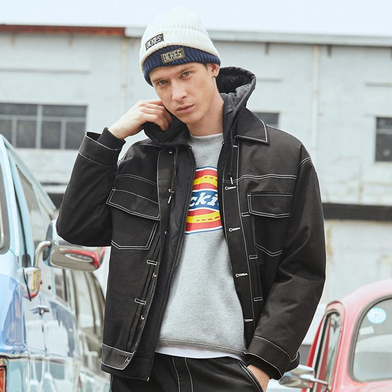Dickies Puffer Jacket Winter Unisex Black DK009438BLK