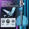 Q530TK Expandable Auto Face Tracking Tripod with Dual Lights 360° Rotating Metal Phone Stand Selfie Stick