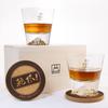 [Authentisches japanisches Produkt] Mt. Fuji Glas, Tajima Glas, Rock Glas, Whiskey Glas, Berg. Fuji Glas Doppelset, Tasse, Bierglas, Handgefertigt in Japan, Pro