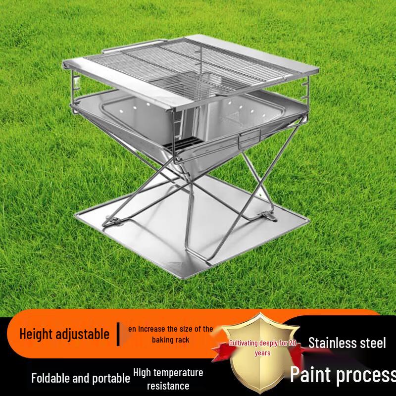 Beifu MT-065 Large Outdoor Charcoal BBQ Grill and Fire Pit