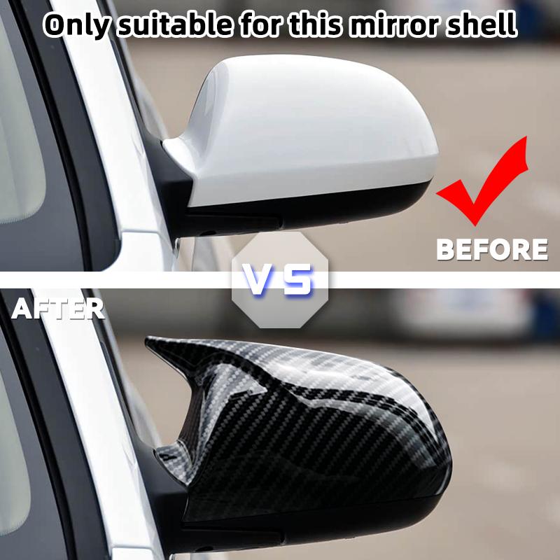 For Hyundai Elantra III (XD2) 2004 2005 2006 2007 2008 2009 2010 Glossy Black Side Mirror Cover Cap