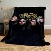 Rock Band Style Golden Logo for All Seasons Blanket Lunch Break Throw Gift