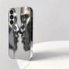 Couple face model pattern glass phone case suitable for Samsung Galaxy S26 S25 S24 S22 S21 S20 FE/Ultra/Plus hard case