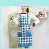 Versatile Women Apron With Ruffle Pocket And Floral Roses For Everyday Kitchen Use