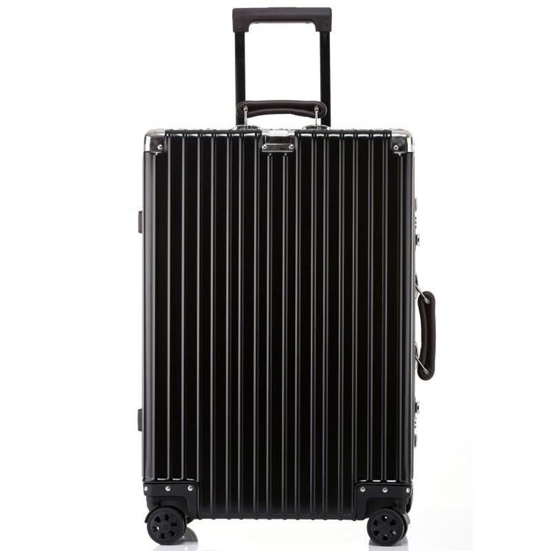 OEING Vintage Mirror Aluminum Frame Carry-On Luggage