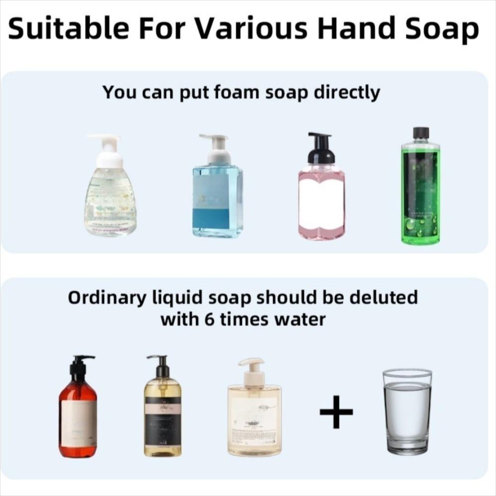 Liquid/Foam Automatic Sensor Soap Dispenser Hand Cleaning Washing Machine Household