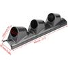 Universal Heavy Duty Racing Sport Meter Gauge Pillar Mount Pod Holder Bracket Gauge Holder (Three Hole)
